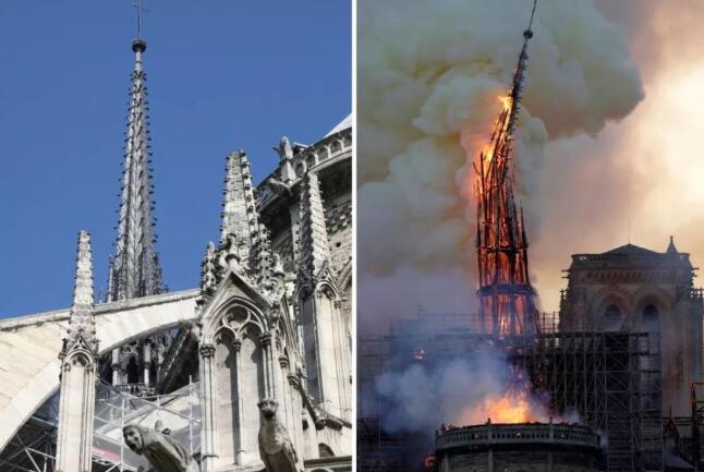 巴黎圣母院大火！800年古迹被焚毁