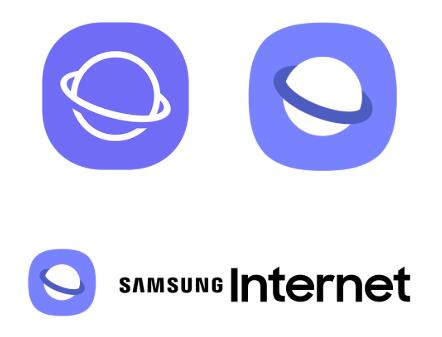 三星浏览器Samsung Internet 更换新logo